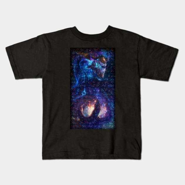 AurelionSol Mosaic Portrait 1 Kids T-Shirt by nowtfancy